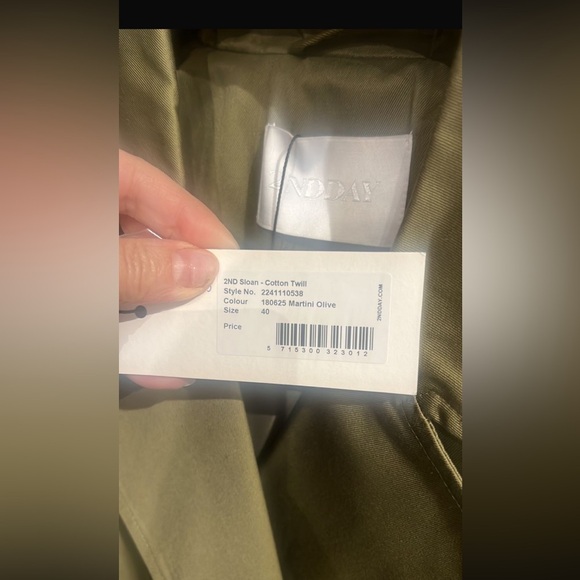 NWT 2ND Day European fashion Women's Tan Trench Coat - Picture 7 of 7